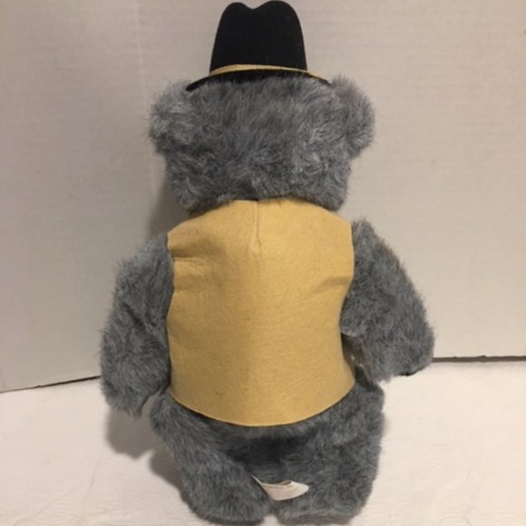 Vintage 1985 KENT Collectibles JOINTED TEDDY BEAR Couple 11" - Picture 6 of 16